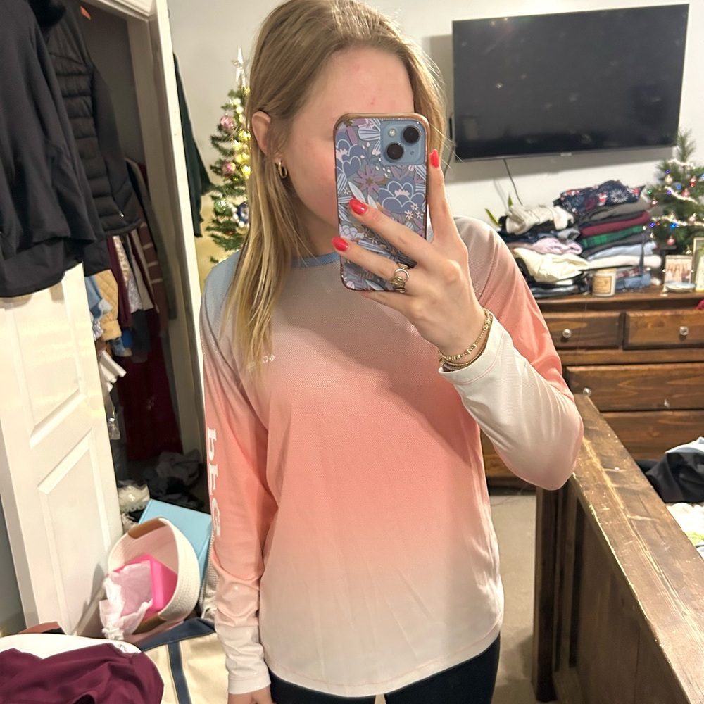 Gradient Long Sleeve Women's Top
